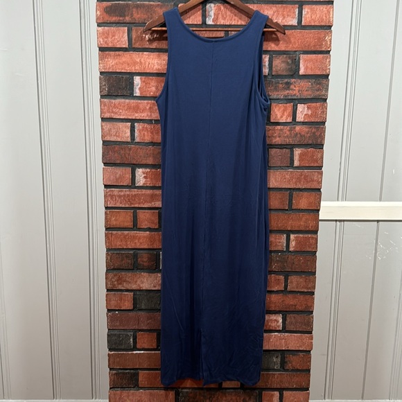 Quince Tencel Rib Knit Sleeveless Dress - Picture 6 of 13